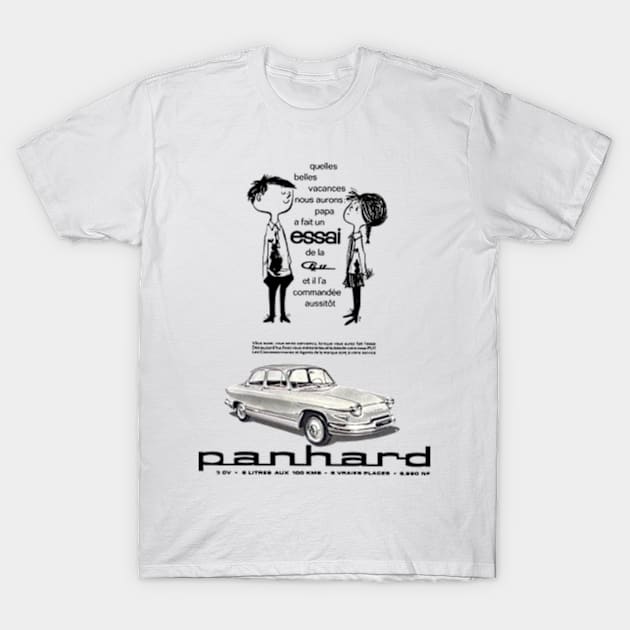 PANHARD DYNA - advert T-Shirt by Throwback Motors